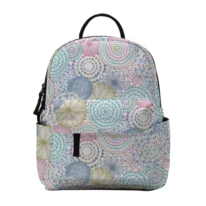 Mochila Mandala con estampado impermeable HD, bolso escolar para colegial, mochila para mujer - 1