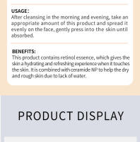 Suero de retinol hidratante reafirmante cuidado de la piel solución original cosmética - details 11