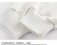 Otoño estilo coreano bordado simple, sudadera con media cremallera y cuello alto para adolescentes, marca de moda, ajuste holgado - details 3