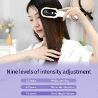 Masajeador eléctrico de cabeza, peine de crecimiento del cabello, láser infrarrojo, cuidado del cabello, terapia de luz roja, cepillo anticaída, vibración de alta frecuencia - details 6