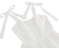 Vestido de Cintura Ajustado con Malla Bordada Retro 2024 Estilo Spaghetti Strap Vintage para Mujeres Ideal para Fiestas de Noche, Celebraciones y Cumpleaños - details 3