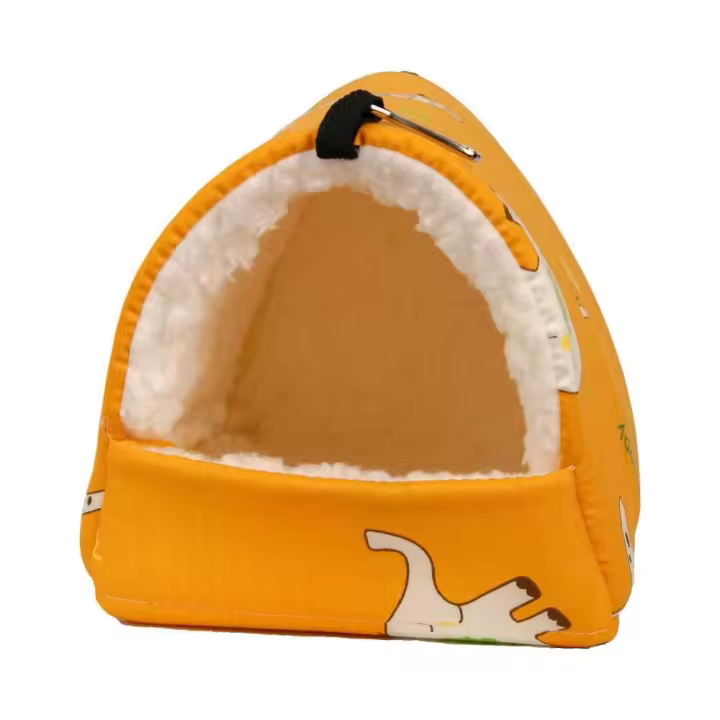 Cómoda mini jaula casa nido hamster cama cálida tapete hamster hamaca cama nido de conejillo de indias - 1