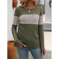 2025 Camiseta de Manga Larga para Mujer, Moda Otoño Invierno, Top de Cuello Redondo, Ropa Popular Coreana para Mujeres - details 20