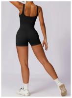 Seamless One-piece Yoga Clothing High-intensity Sweat Wicking Threaded Elastic Sports Tight Fitness One-piece Clothing Female - details 11