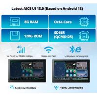 ATOTO 10 pulgadas QLED estéreo de coche 8G + 128G Bluetooth Carplay pantalla de navegación automática Radio reproductor Multimedia X10 - details 2