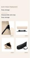 Taburete plegable ultraligero portátil para acampar al aire libre, silla de pesca, respaldo, asiento, silla de camping - details 3