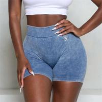 Pantalón corto deportivo sin costuras con cuello V-BO para mujer, malla elástica en forma de V, gimnasio y bicicleta - details 0