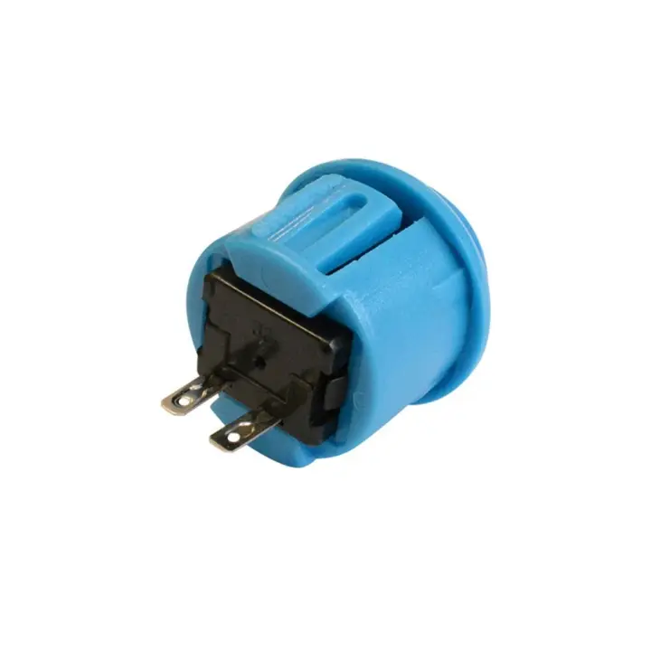 Botones de consola duraderos, interruptor de botones Arcade de 24mm, reemplazo pequeño incorporado, controlador de máquina de juego DIY de 6 colores - 1