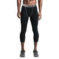 Mallas ajustadas de compresión para hombre, ropa deportiva de secado rápido para correr, gimnasio, trotar, 3/4 de longitud - details 1