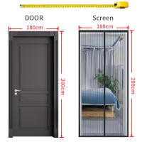 Mosquitera magnética para puerta, cortina de tamaño personalizado, pantalla de puerta, se apagan automáticamente, malla invisible - details 2