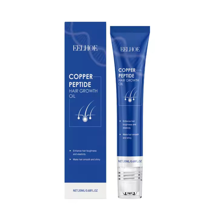 Peptido de cobre azul, aceite esencial hidratante, masaje suavizante seco y peludo, esencia para el cuidado del cabello - 1