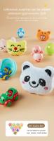 Mini grúa de juguete para niños, máquina de muñecas con dibujos animados de astronauta, juego de grúa con garra con música ligera, juguetes para niños, regalos - details 7