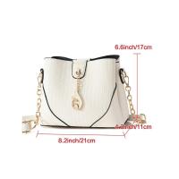 Bolso de Mano de Cuero PU de Leten Estilo Sencillo, Gran Capacidad, Monótono, Bolso Cruzado para Mujeres, Mochila de Lujo - details 5