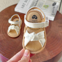 Sandalias De Verano Para Bebés Niñas Y Niños Con Lazo De Flor Y Suela Antideslizante Cómodas Y Transpirables Para Playa Y Exterior - details 3