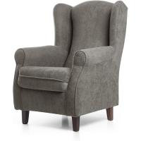 Lactancia tapizado en Tela Anti Manchas Color Gris, sillón butaca para Dormitorio, - details 0