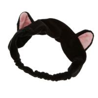 3 diademás suaves with orejas de Gato para Niñas, ideales para el baño, spa y maquillaje. - details 1