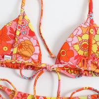 Bikini Tanga Ultra Delgado de Estampado de Leopardo Estilo de Playa de Primavera/Verano con Ajuste Delgado Material de Poliéster - details 17