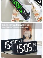 Reloj electrónico multifunción creativo, reloj Simple de pantalla grande, reloj despertador multigrupo, reloj para estudiantes - details 5