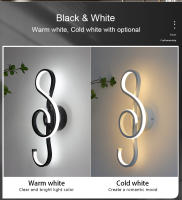 Lámpara LED de pared moderna, candelabro nórdico para dormitorio, sala de estar, 85-265V, 20W, decoración minimalista, iluminación interior - details 1