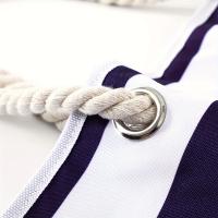 Bolso de hombro de gran capacidad con patrón de rayas, bolso de playa ligero y versátil para viajes y vacaciones de verano - details 3