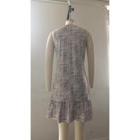 Vestido suelto de cuello redondo a cuadros sin mangas nuevo de verano para mujer - details 4