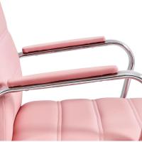Silla Giratoria de Oficina Sillón de Trabajo con Respaldo Tapizado Asiento Sintético Altura Ajustable Negro - details 44