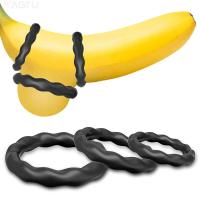 Leten 3/4 Uds anillos manga retrasar la eyaculación silicona tiempo erección duradera juguetes sexuales para hombres tienda Sexy productos para adultos - details 5