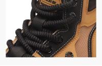 Hombres Estilo Retro Británico High-Top Primavera Transpirable Tobillo Con Cordones Trabajo De Goma Montañismo Al Aire Libre Desierto Combate Ruibarbo - details 17