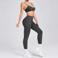 Traje de Yoga para Mujer de Cintura Alta Sujetador Deportivo Antiqueo Pantalones Fizz - details 8