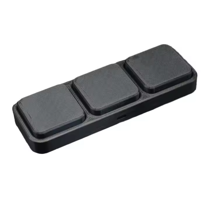 3 teclas de programación de teclas Ro teclado personalizado copiar pegar botón grande para teclado de juegos Ropad - 1