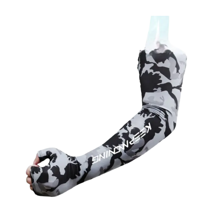 Mangas protectoras solares para ciclismo, guantes deportivos frescos para hombres y mujeres - 1