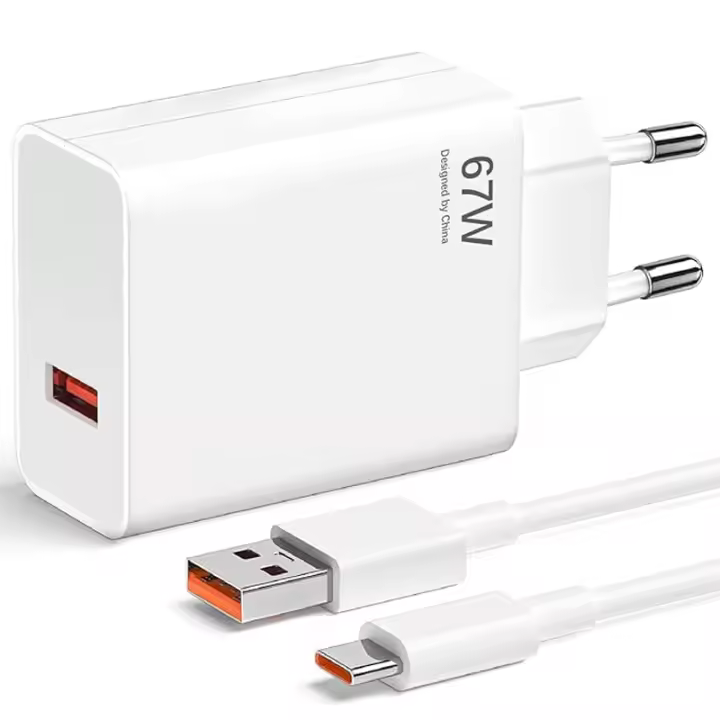67W Cargador USB C para 13T 13 Lite 13 Pro 12 12S Ultra 12X 11 10 9 8, Note 13 12 Pro 5G 11s 10 9 8 M6 Pro M5 M4 X6 Pro X5 X4 GT X3 F6 F5 Pro F4 F3 Adaptador Turbo Hyper Charger - 1