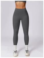 Mallas de Yoga para mujer, pantalones deportivos sin costuras, de cintura alta, con realce de caderas, para entrenamiento y correr - details 13