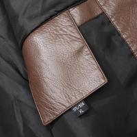 Chaqueta de cuero para hombre, abrigos negros de primavera de gran tamaño 6XL 7XL 8XL de talla grande 2025, motocicleta de calle, otoño, Hip Hop, Softshell impermeable - details 7