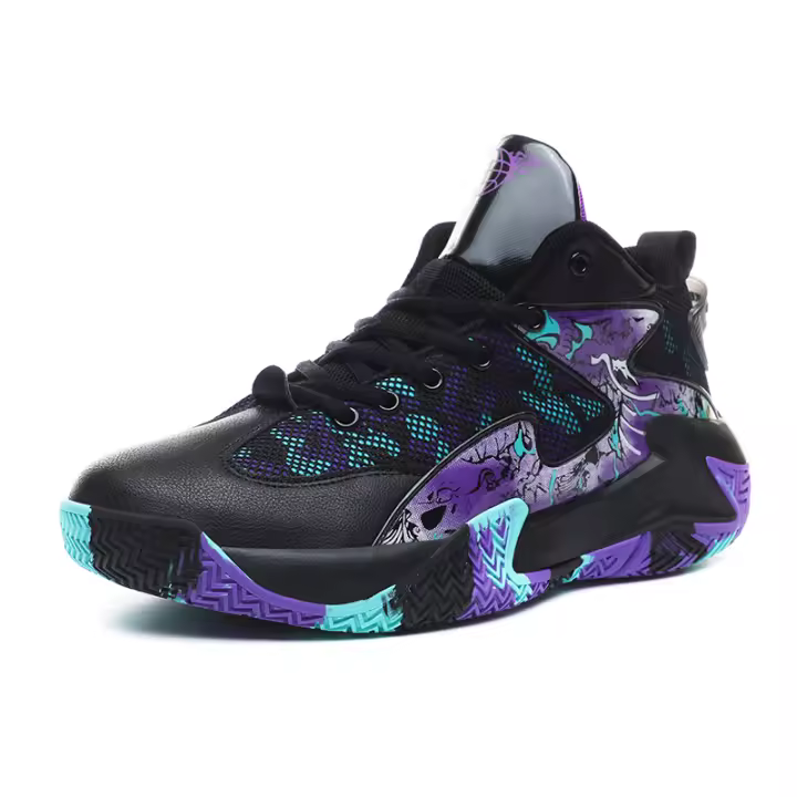Zapatos deportivos ligeros, transpirables y cómodos de baloncesto para hombre, zapatos de entrenamiento - 1