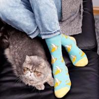 Calcetines de algodón peinado para hombre y mujer, medias divertidas informales, a la moda, 10 pares - details 0