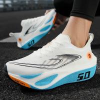 Zapatillas Deportivas para Hombre Planas Antideslizantes con Cojinera, Resistentes al Desgaste, Zapatillas de Correr Suaves en Malla Transpirable - details 2