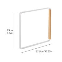 Estante de secado de paños para colgar, estante de almacenamiento Vertical plegable para trapos, organizador de trapos, soporte para escurridor de toallas de mano - details 0