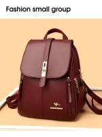 Mochila para mujer, nueva mochila de estilo coreano, sencilla y moderna, para mujer, para ir al trabajo, de gran capacidad, bolso de hombro informal - details 1