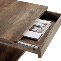 Mesa Ordenadora con Ruedas Pequeña Escritorio para Juegos con Cajón Espacio Límite Negro 79,5x56x51cm - details 30