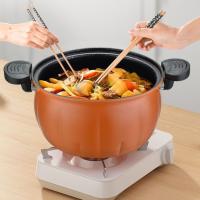 Olla de sopa de calabaza de hierro refinado para el hogar, olla de micropresión de calabaza de gran capacidad de 5/8L, estufa de Gas Universal antiadherente - details 2