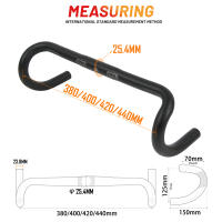 Manillar de Aluminio UNO UltraLight Racing Barra Bent 25.4/31.8MM Aleación 6061 Deportes y Salud - details 11
