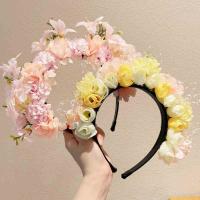 Tocado de flores con cabeza de Quanzhou, guirnalda de flores de estilo étnico, accesorios para el cabello, accesorios de fotografía - details 17
