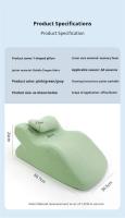 Almohada boca abajo, almohada de masaje para el hogar, cómoda cama ergonómica, almohada de soporte de cuña, cojín con soporte para el cuello para dormir - details 10
