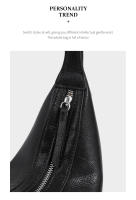 Bolso vintage para las axilas, bolso de media luna para principiantes, bolso de mensajero para el hombro del viajero. - details 19