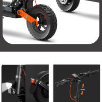 Joyor S5 Plegable Electric Scooter 20KM/H, 500W, 48V 13Ah, Tablero de Skate para Adultos - details 5