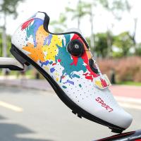 Zapatillas De Ciclismo Para Hombre, Zapatos Deportivos De Carbono Para Bicicleta De Velocidad, Tacos Planos De Carreras De Montaña Para Mujer, Calzado De Ciclismo De Carretera MTB - details 4