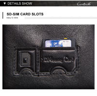 CONTACT'S-Bolso de mano de cuero genuino para hombre, cartera larga para teléfono móvil de 2022 pulgadas, porta pasaporte con cremallera, monedero masculino, 6,5 - details 10