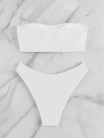 Conjunto de bikini estilo bohemio Traje de baño de dos piezas con tirantes - details 5