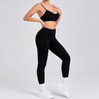 Traje de Yoga para Mujer de Cintura Alta Sujetador Deportivo Antiqueo Pantalones Fizz - details 16